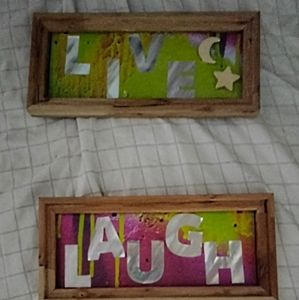 Live, Laugh, and Love 3 piece wall decorations